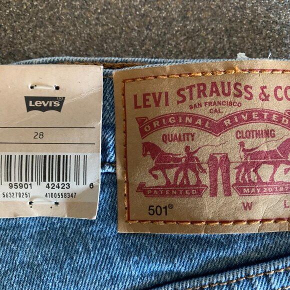 Levi's 501 High Rise Shorts - Picture 4 of 12